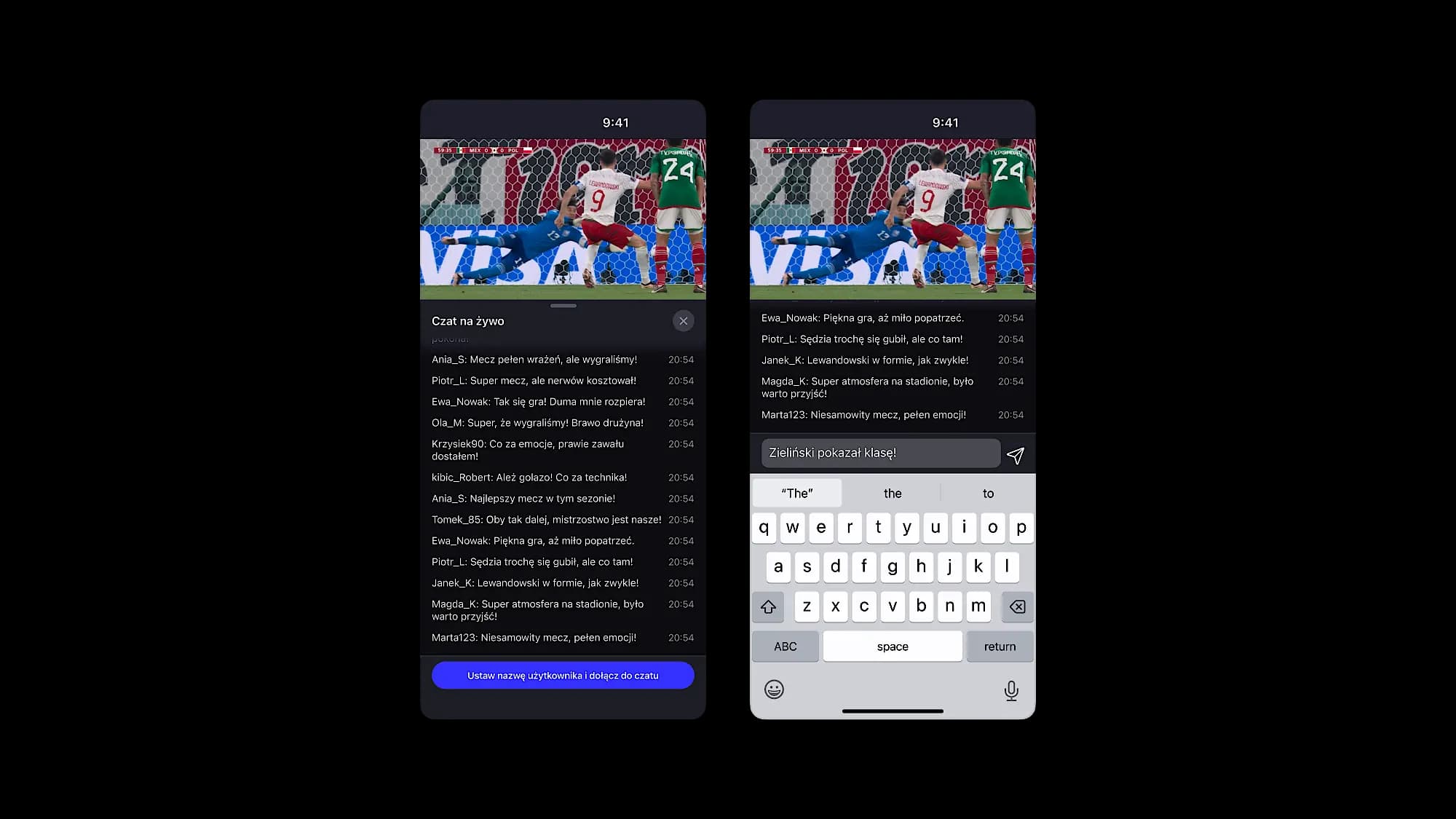 Pilot WP: widok czatu